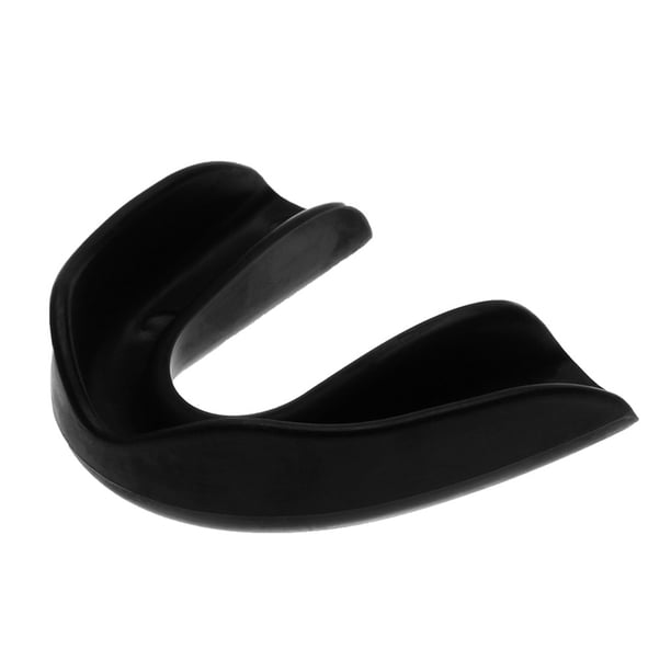 Plain black sports mouthpiece